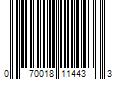 Barcode Image for UPC code 070018114433. Product Name: Clairol Pure White 40 Volume Creme Developer  16 oz Cream