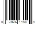 Barcode Image for UPC code 070686579909. Product Name: AMERELLE Declan 3 Gang 2-Toggle and 1-Duplex Steel Wall Plate - White