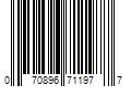 Barcode Image for UPC code 070896711977