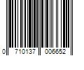 Barcode Image for UPC code 0710137006652. Product Name: Dunlop SLS1101N Straplok Original - Nickel