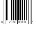 Barcode Image for UPC code 071030000001. Product Name: Humminbird MEGA Live Imaging Transducer Accessory