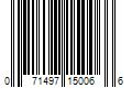 Barcode Image for UPC code 071497150066. Product Name: Wooster 3 in. Nylon/Polyester Ultra/Pro Firm Angle Sash Brush