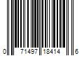 Barcode Image for UPC code 071497184146. Product Name: Wooster 1-1/2 in. Pro Nylon/Polyester Thin Angle Sash Brush