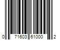 Barcode Image for UPC code 071603610002. Product Name: Pacific World Corporation Trim Nail Care Sticks  4 Ct