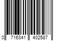 Barcode Image for UPC code 0716341402587. Product Name: Purdy 2-Count 4-1/2" x 1/4" White Dove Jumbo Mini Roller Cover