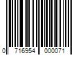Barcode Image for UPC code 0716954000071. Product Name: Bobrick B-1556 2436 24  X 36  Frameless Stainless Steel Mirror