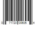 Barcode Image for UPC code 071720006054