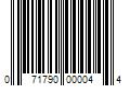 Barcode Image for UPC code 071790000044