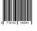 Barcode Image for UPC code 0718103140041