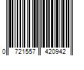 Barcode Image for UPC code 0721557420942