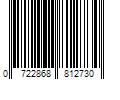 Barcode Image for UPC code 0722868812730