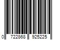 Barcode Image for UPC code 0722868925225