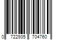 Barcode Image for UPC code 0722935704760. Product Name: PIAA H4 Super Plasma Gt-X Single Halogen Bulb