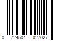 Barcode Image for UPC code 0724504027027. Product Name: Krylon Fusion All-In-One Gloss Black Spray Paint and Primer In One (NET WT. 12-oz) | K02702007