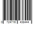 Barcode Image for UPC code 0724716438444