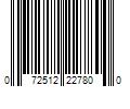 Barcode Image for UPC code 072512227800