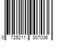 Barcode Image for UPC code 0725211007036. Product Name: Tamron Co.  Ltd Tamron 24-70mm f/2.8 Di VC USD SP Zoom Lens (BIM) (for Nikon Cameras)