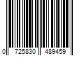 Barcode Image for UPC code 0725830489459