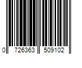 Barcode Image for UPC code 0726363509102