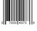 Barcode Image for UPC code 073000400736. Product Name: Exclusively by Reizen Inc. RACKO Card Game- Modified with Brailled Cards