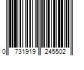 Barcode Image for UPC code 0731919245502. Product Name: HDX Blue 3.5 mil One Size Fits Most Disposable Nitrile Gloves (50-Count)