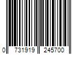 Barcode Image for UPC code 0731919245700. Product Name: HDX Blue 3.5 mil Disposable Nitrile 1-Size Fits Most (100-Count)