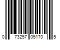 Barcode Image for UPC code 073257051705. Product Name: HUSKY 12 ft. x 100 ft. Clear 6 mil Plastic Sheeting