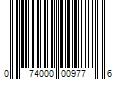 Barcode Image for UPC code 074000009776