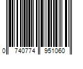 Barcode Image for UPC code 0740774951060. Product Name: Rust-Oleum 1 qt. Modern Masters Front Door Paint, Satin