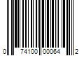 Barcode Image for UPC code 074100000642. Product Name: Fujifilm Fujinon Techno-Stabi 12x28 Waterproof Image Stabilization Binocular
