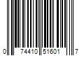 Barcode Image for UPC code 074410516017
