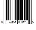 Barcode Image for UPC code 074451090125
