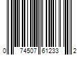 Barcode Image for UPC code 074507612332. Product Name: OPTIX 0.08-in T x 30-in W x 36-in L Clear Acrylic Sheet | 11G0188A