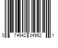 Barcode Image for UPC code 074642345621