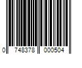 Barcode Image for UPC code 0748378000504