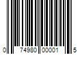 Barcode Image for UPC code 074980000015