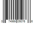 Barcode Image for UPC code 074999050766. Product Name: Rug Doctor Odor Remover Carpet Cleaning Formula Enhancer & Spot Treatment  16 oz.