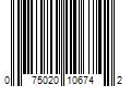 Barcode Image for UPC code 075020106742. Product Name: Philips Sonicare Philips One by Sonicare Rechargeable Toothbrush, Black