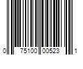 Barcode Image for UPC code 075100005231