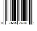 Barcode Image for UPC code 075285000281. Product Name: SoftSheen-Carson Dark & Lovely Fade Resist Hair Color  371 Jet Black