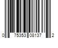 Barcode Image for UPC code 075353081372. Product Name: Shurtape Technologies Duck Brand Dark Gray Foam Double Draft Door Seal  2 Pack