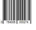 Barcode Image for UPC code 0754005000274. Product Name: Metabo HPT 3-in x 0.131-in Bright Smooth Collated Framing Nails (4000-Per Box) | 10110HPT