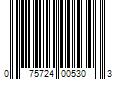 Barcode Image for UPC code 075724005303. Product Name: Roux Laboratories Creme of Nature Butter Blend & Flaxseed Double Duty Detangle & Slip Shampoo 12 oz.