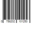 Barcode Image for UPC code 0758202101253. Product Name: Lincoln EZ Cleaner Suede Nubuck Satin Leather Fabric Shoe Cleaner 8oz