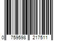 Barcode Image for UPC code 0759598217511. Product Name: ASTROBRIGHTS Color Cardstock, 65 lb., 8.5 in. x 11 in., Red, 250 pk.