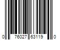 Barcode Image for UPC code 076027631190