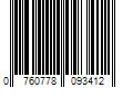 Barcode Image for UPC code 0760778093412. Product Name: Bridgestone 2024 Tour B RX Mindset Golf Balls, Men's, White