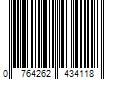 Barcode Image for UPC code 0764262434118. Product Name: Livabliss 6 X 9 (ft) Rectangular PVC Non-Slip Rug Pad | LKG-69