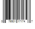 Barcode Image for UPC code 076501171747. Product Name: THE COLEMAN COMPANY INC Coleman 316 Series 70QT Hard Chest Cooler  Silver Ash