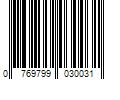 Barcode Image for UPC code 0769799030031. Product Name: Ansell Microflex Diamond Grip MF-300 Disposable Latex Gloves  7.9mil  Natural Medium  Box of 100